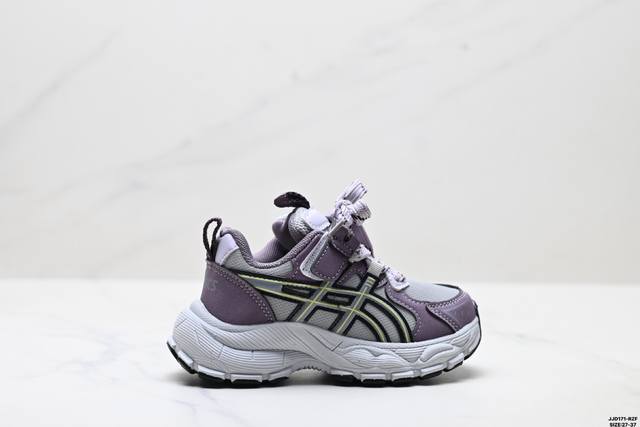 Children's shoes Asics breathable sports shoes Mesh upper with some synthetic l