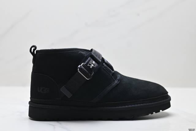 Corporate grade Ugg cow suede warm non-slip Newme buckle style plus velvet ankl