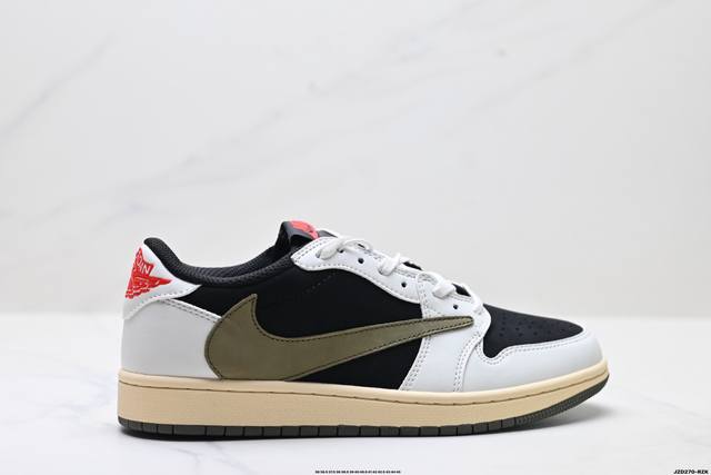 Genuine Nike Air Jordan 1 X Travis Scott Aj1 inverted hook Joe 1 inverted hook