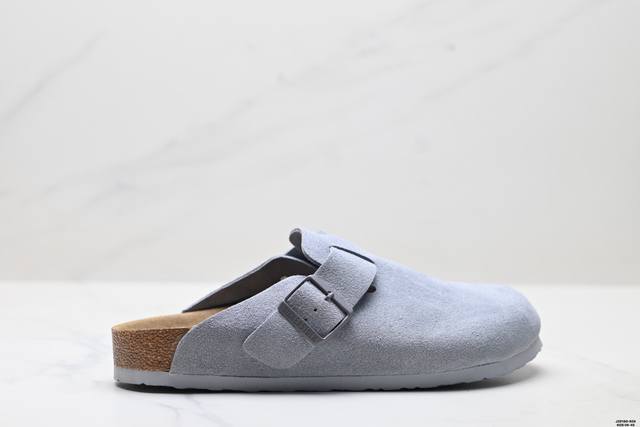 Company-level Birkenstock half-slip series Double bar strap Chrome Hearts doubl