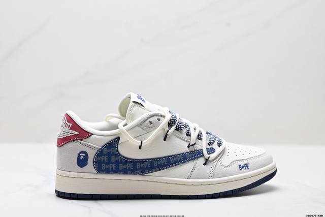 Special price Company-level Nike Air Jordan 1 X Travis Scott Aj1 inverted hook J
