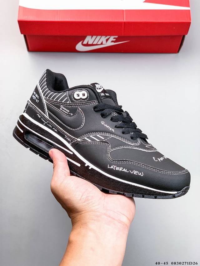Nike Air Max 1 87 Limited Edition Air Cushion Running Shoes 0830271D26