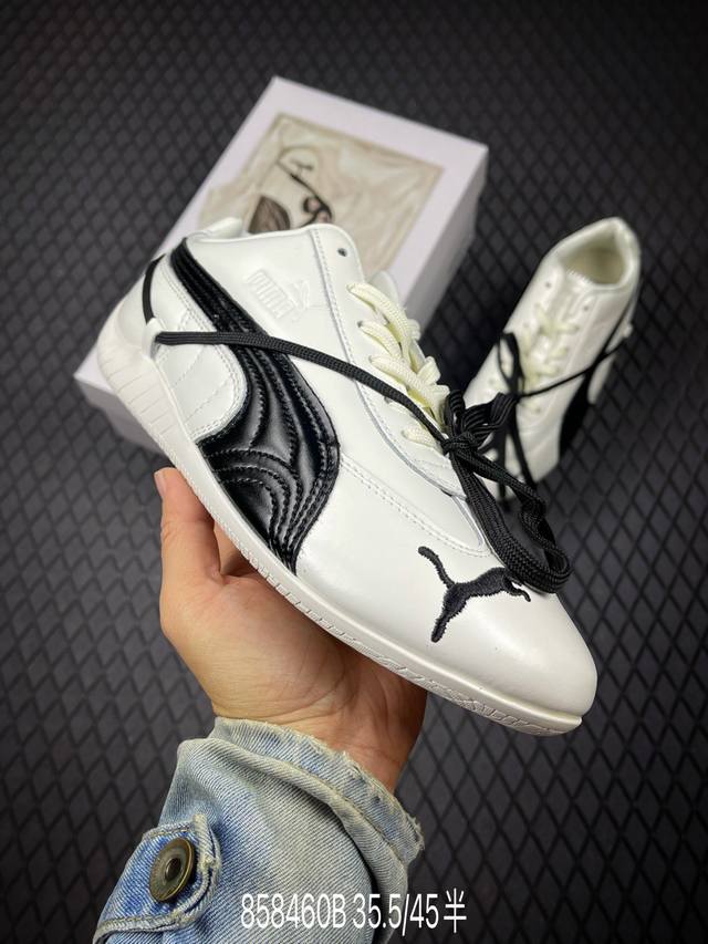 B Rose X Puma Speedcat low-top sneakers, first released on the market. Original