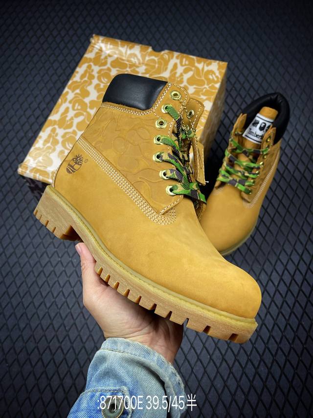 New Arrival# Original Channel Collaboration: Timberland, Bape, and Undefeated. T