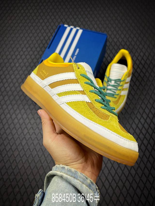 B Bad Bunny x Adidas Gazelle Indoor Js5053 Joint Style Clover Retro Casual Non-s