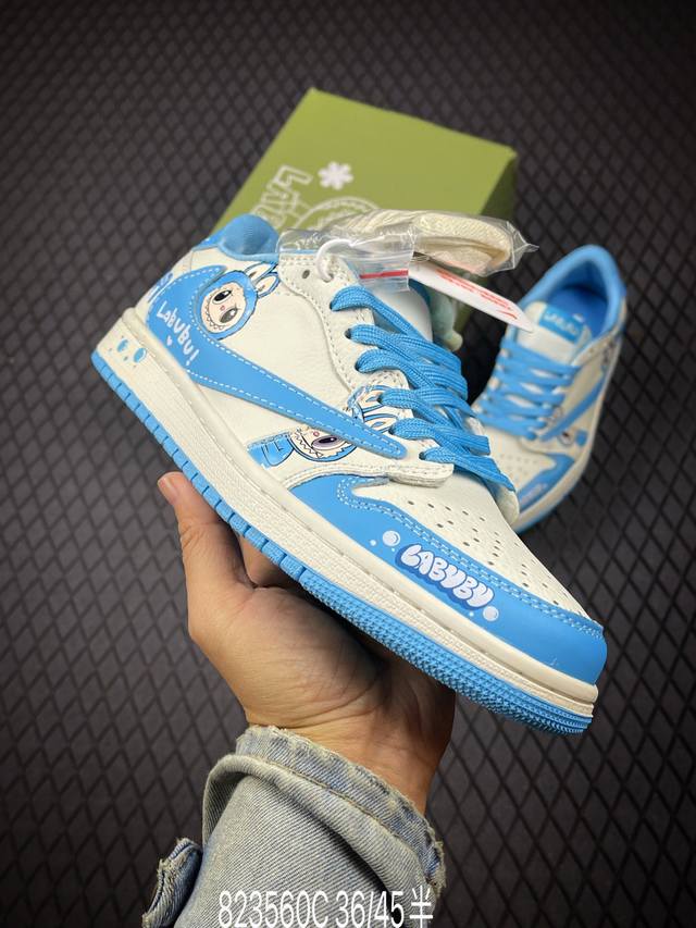 C Corporate-grade Nike Air Jordan 1 X Travis Scott Aj1 inverted hook Joe One inv