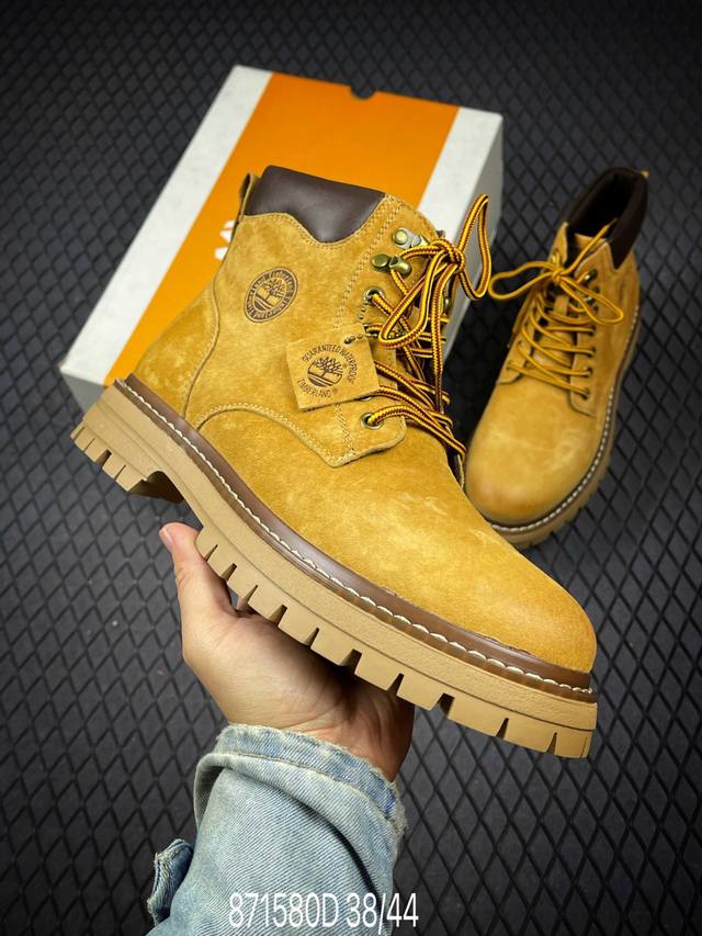 D New arrival #Timberland Timberland outdoor high-top casual yellow boots series