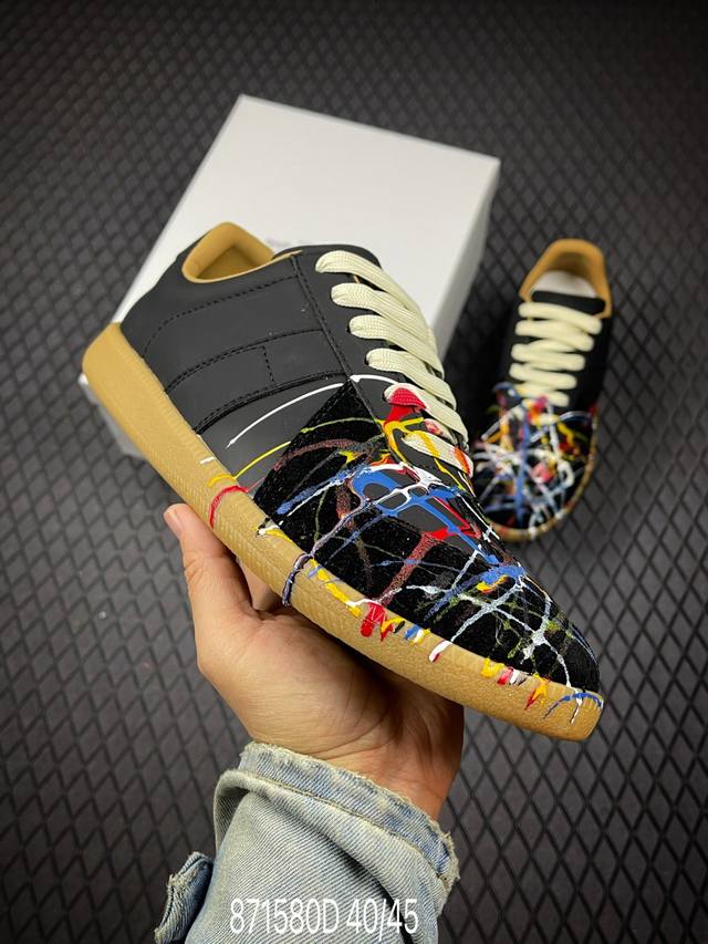 D Maison Margiela Replica Painted Dexter Low-Top Men's Sneakers. When artistic i