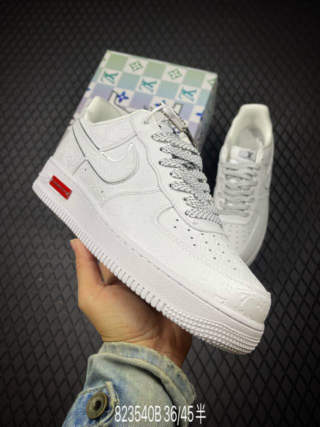 B Overseas hit limited edition sale! High-end customized Nike Air Force 1 '07 Lo