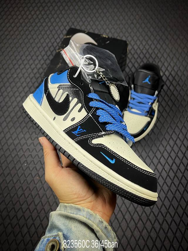 C Company-level Nike Air Jordan 1 Low Aj1 Qiao 1 low-top casual sneakers synchro