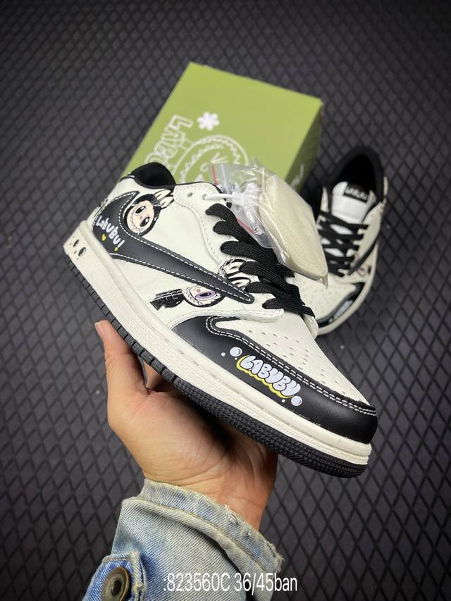 C Nike Air Jordan 1 Low custom color Laboob joint Custom Aj joint - high-end cus