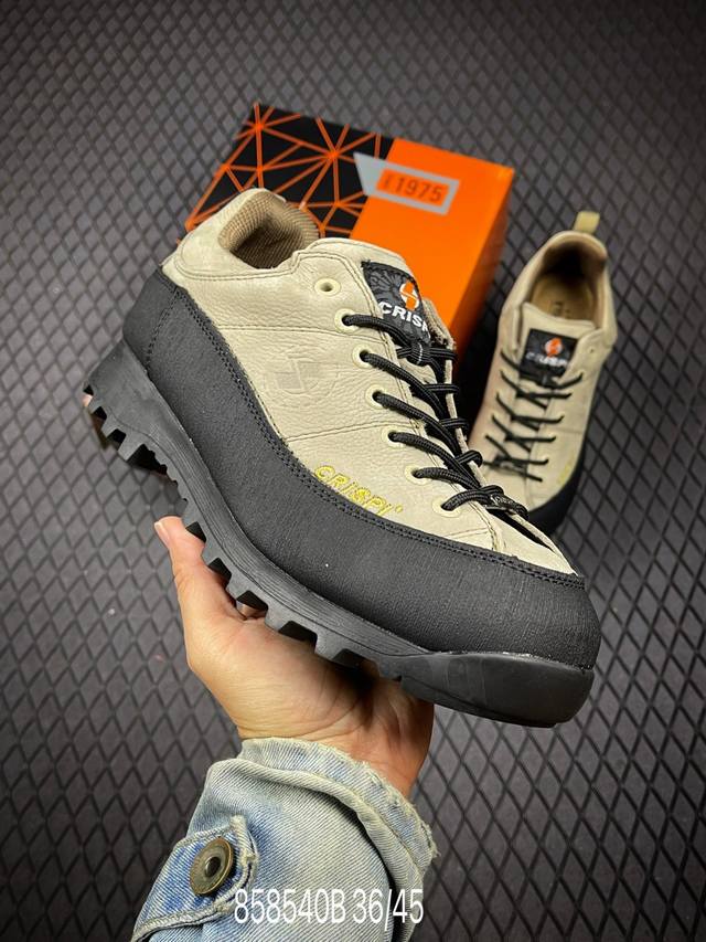 B Crispi Monaco Hiking Shoes, Italian Outdoor Waterproof Hiking Shoes for Spring