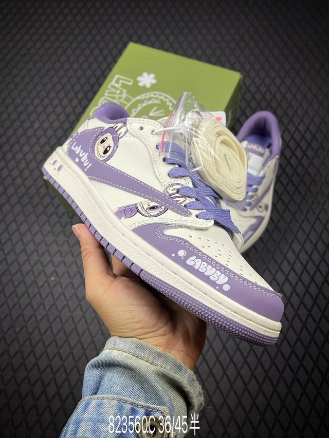 C Nike Air Jordan 1 Low custom color Laboob joint Custom Aj joint - high-end cus