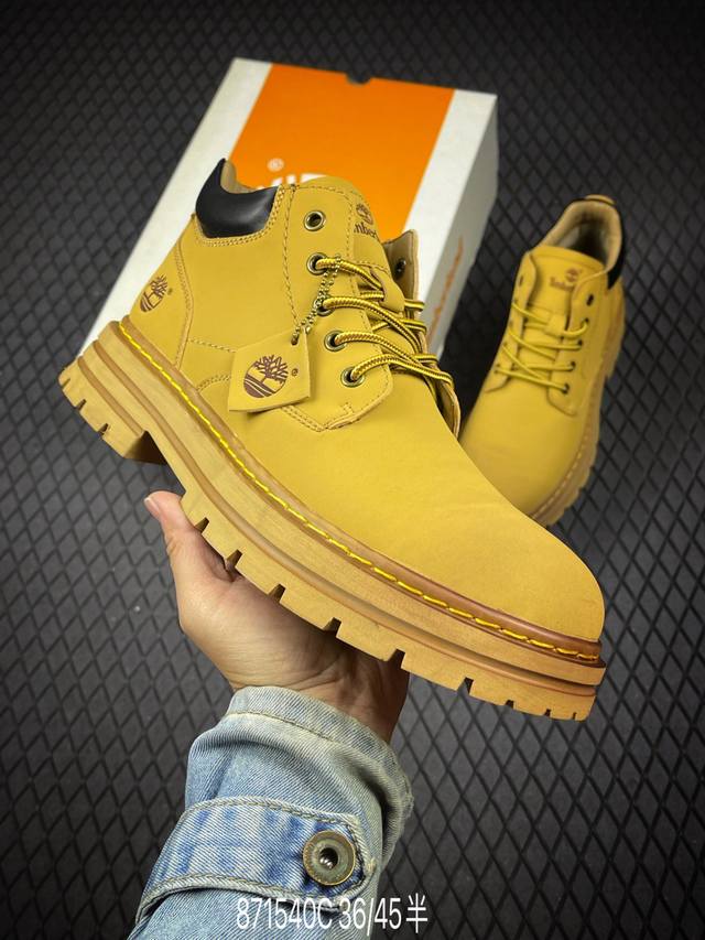 C Timberland Timberland Classic 25Ss new mid-top shoe, a classic re-creation wit