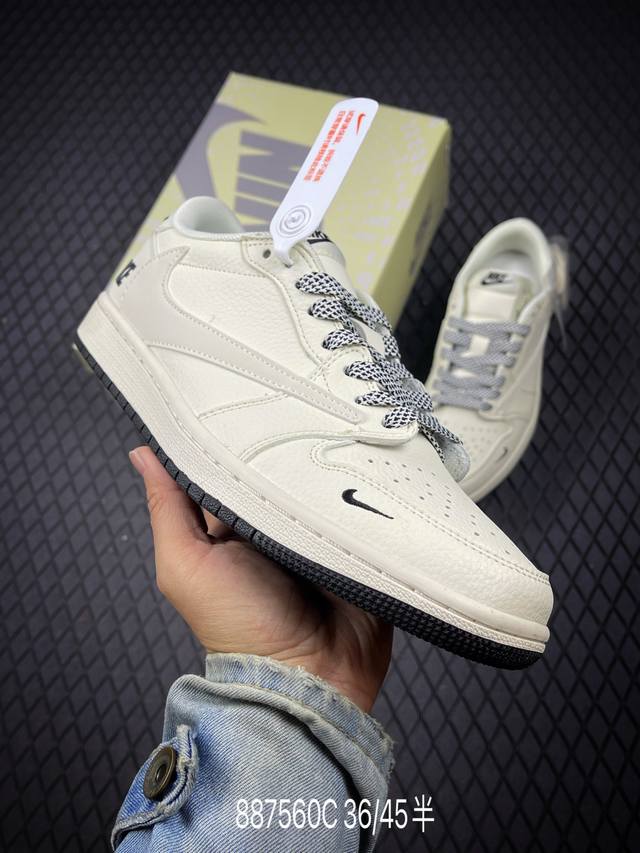 340 C Corporate-grade Nike Air Jordan 1 X Travis Scott Aj1 inverted hook Joe One