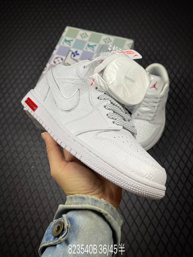B Company-level Nike Air Jordan 1 Low Aj1 Qiao 1 low-top casual sneakers synchro