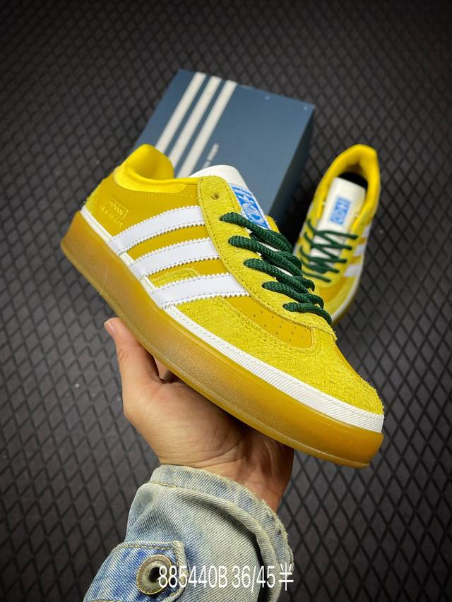 B Adidas Bad X Bunny Gazelle Indoor Clover casual non-slip wear-resistant low-to