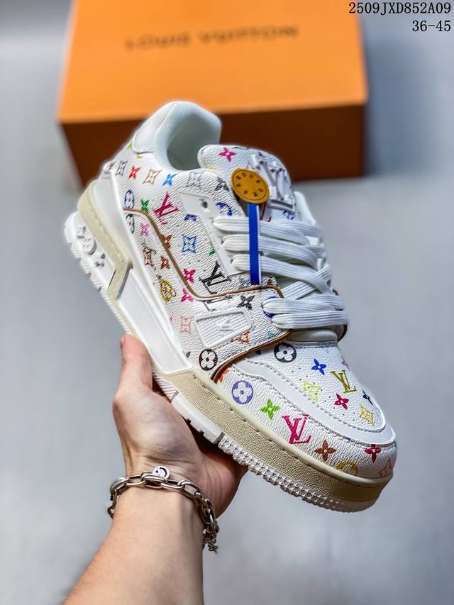Lv Louis Vuitton Trainer Sneaker Low casual sports culture all-match basketball