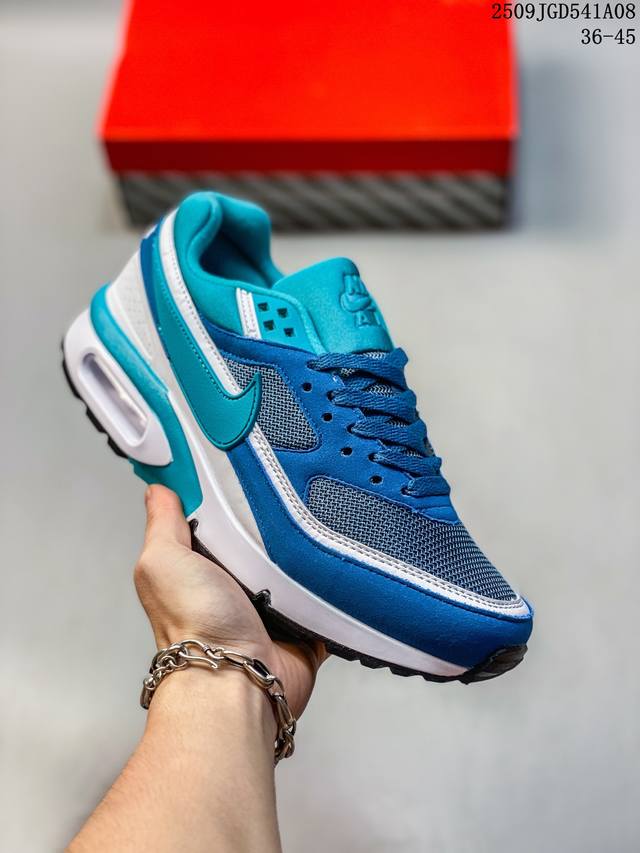 Nike Air Max Bw Beijing Beijing black coffee running shoes Dm6446-001 Size: as s