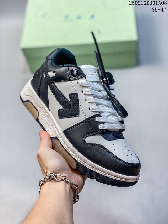 Off-White CO Virgil Abloh Yang Mi same Out Of Office Low-Top Leather Ow joint ar