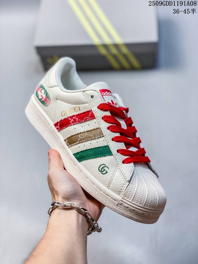 Pure Original Clot X Ad Originals #ShellToe Gucci limited edition collaboration.