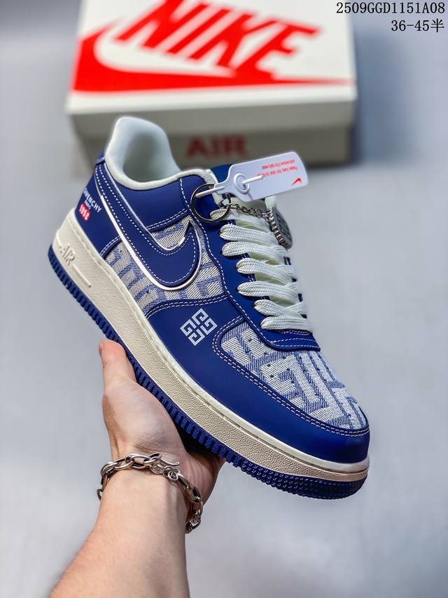Limited overseas sale! Corporate-level Nike Air Force 1 '07 Low Givenchy collab
