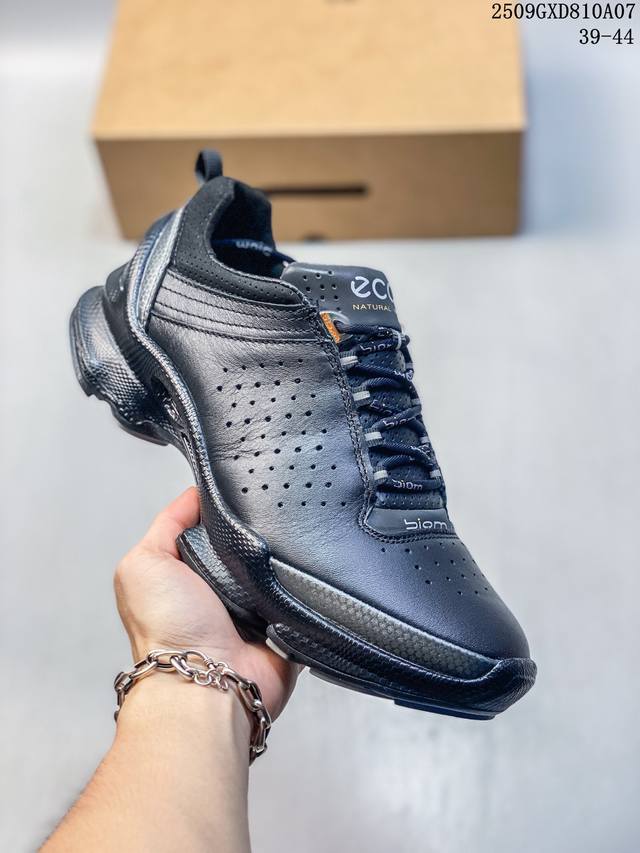 Ecco 2025 new cross-country running shoes men's waterproof and breathable outdoo