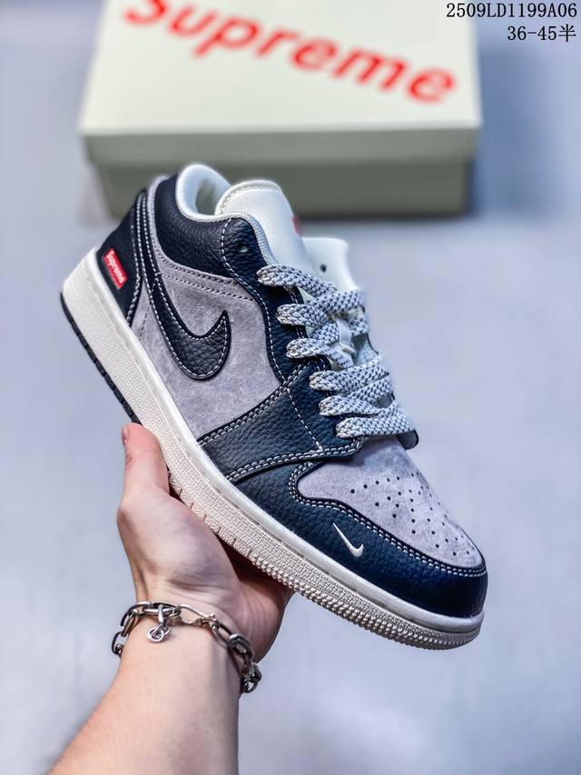 Jordan Air Jordan 1 Low Aj1 Joint Joe 1 Low Top Retro Culture Leisure Sports Bas