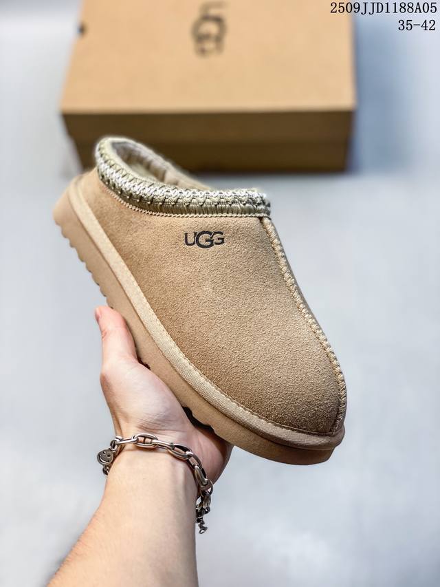 New Arrival#Ugg Tartz Series Thickened Mule-Style Close-Toe 5cm Half-Slippers Et