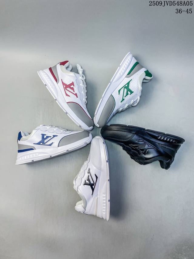 Louis Vuitton Lv men's shoes Classic sports shoes lace-up letter running shoes