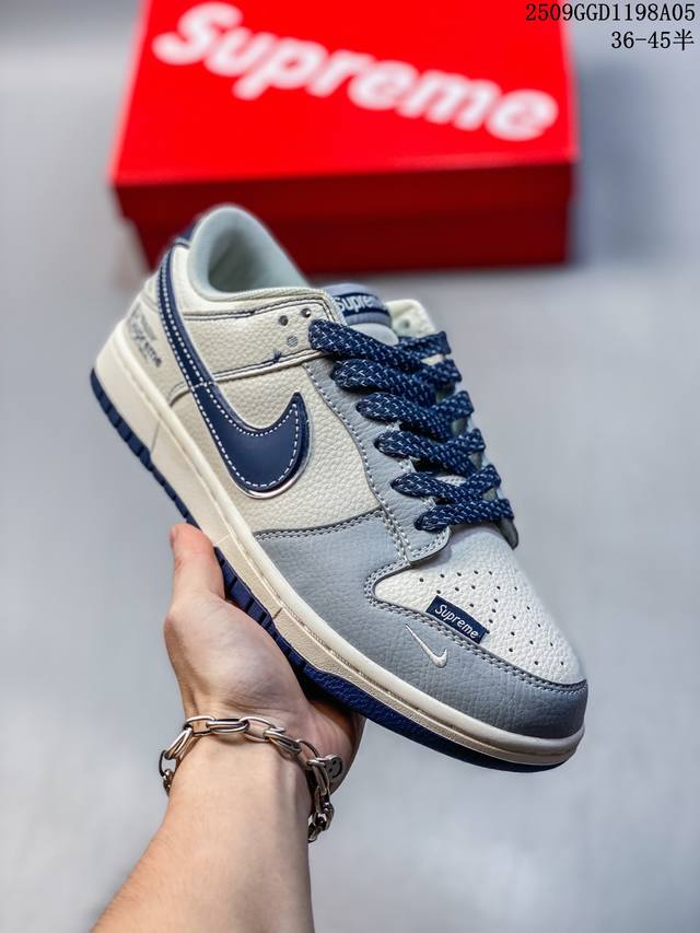 Overseas hit limited edition sale! Nike SB Dunk Low & Ambush & Bape joint beige