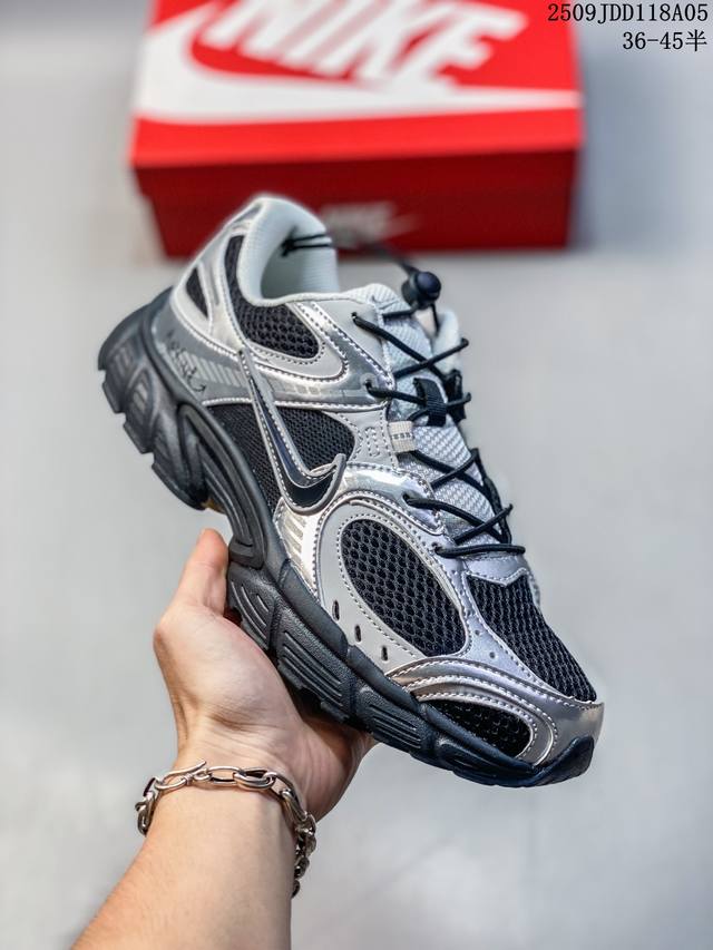 Nike V5 Rnr Retro Running Five Generations Casual Sports Jogging Shoes Black Si