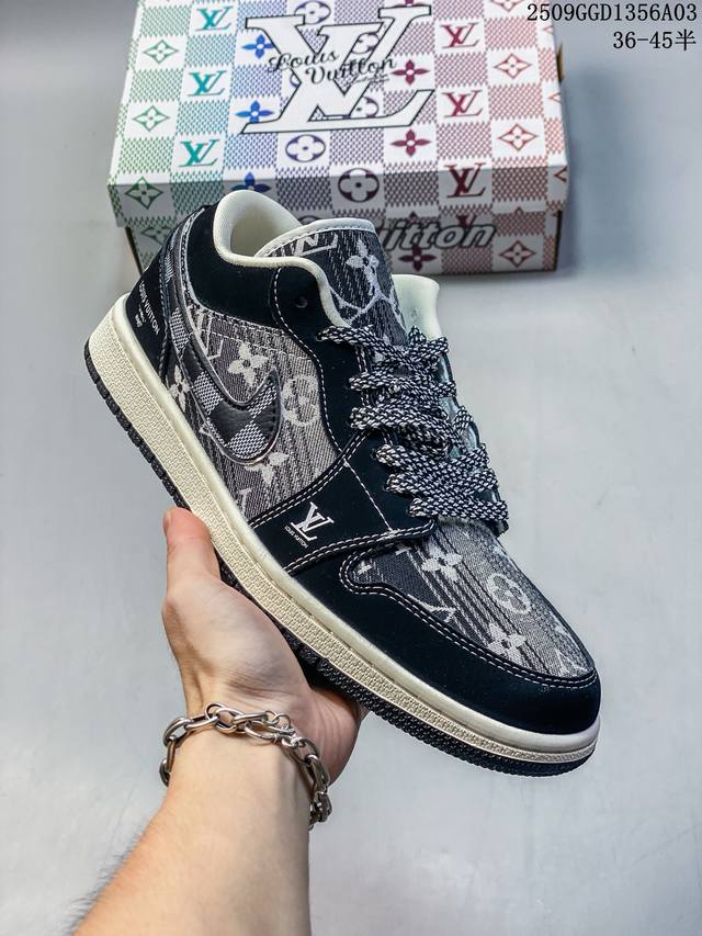 Customized Jordan Air Jordan 1 811 Flame Crown special shoe box graffiti dark s