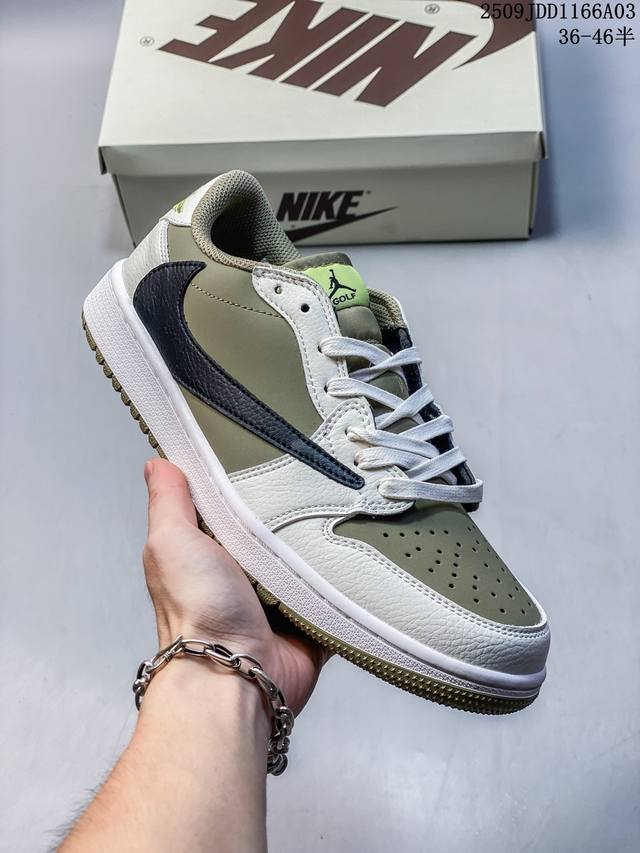 Company-level Aj1 inverted hook Travis Scott X Air Jordan 1 "Reverse Mocha" Aj1