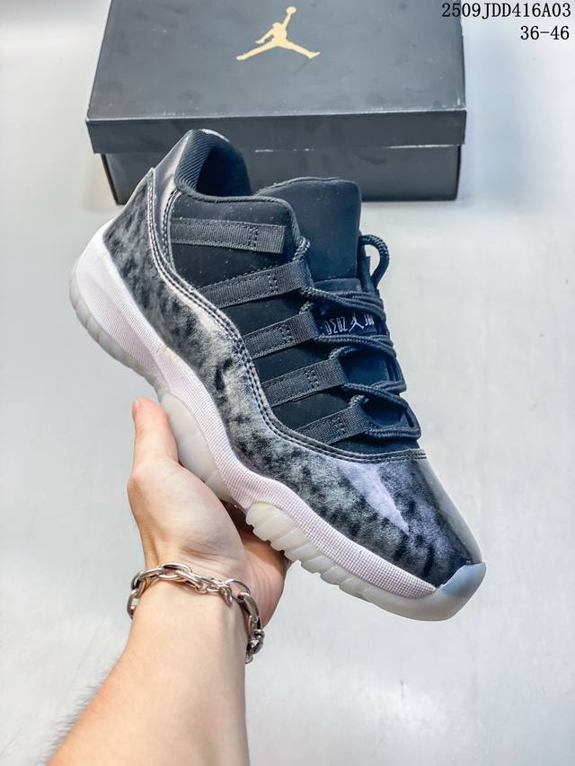 Nike Air Jordan 11 Retro High "Concord" Aj11 generation Michael Jordan low-top