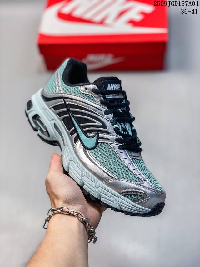 Corporate-level Nike V2K Run running shoes, retro style mesh breathable sports