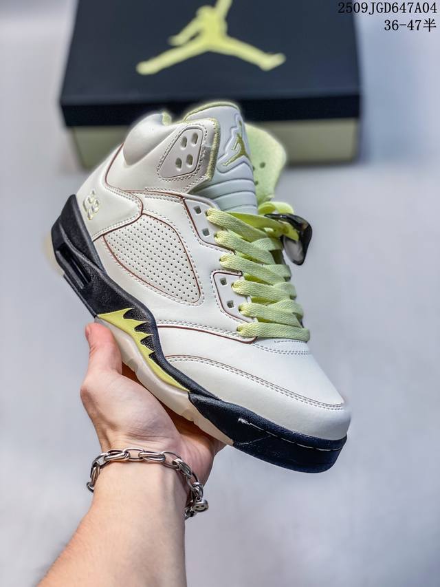 Genuine Nike Air Jordan 5 Retro High Michael Jordan Aj5 shock-absorbing and non