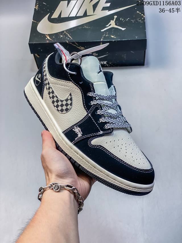 Company-level Nike Air Jordan 1 Low Aj1 Joe 1 low-top casual sneakers synchroni
