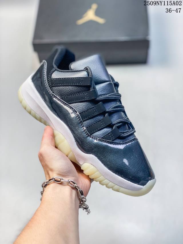 Nike Air Jordan 11 Retro High "Concord" Aj11 generation Michael Jordan low-top