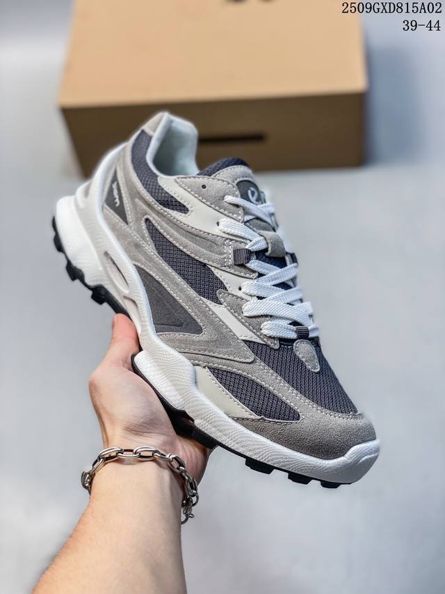 Ecco men's shoes new shock-absorbing hiking shoes non-slip off-road sports shoes