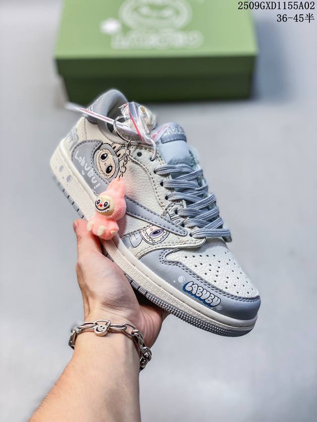 Corporate-level Nike Air Jordan 1 X Travis Scott Aj1 inverted hook Joe One inve