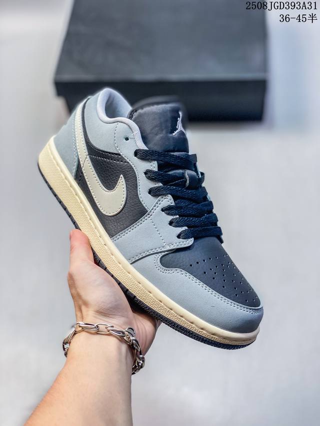 Company-level Nike Air Jordan 1 Low Aj1 Qiao 1 low-top casual sneakers synchron