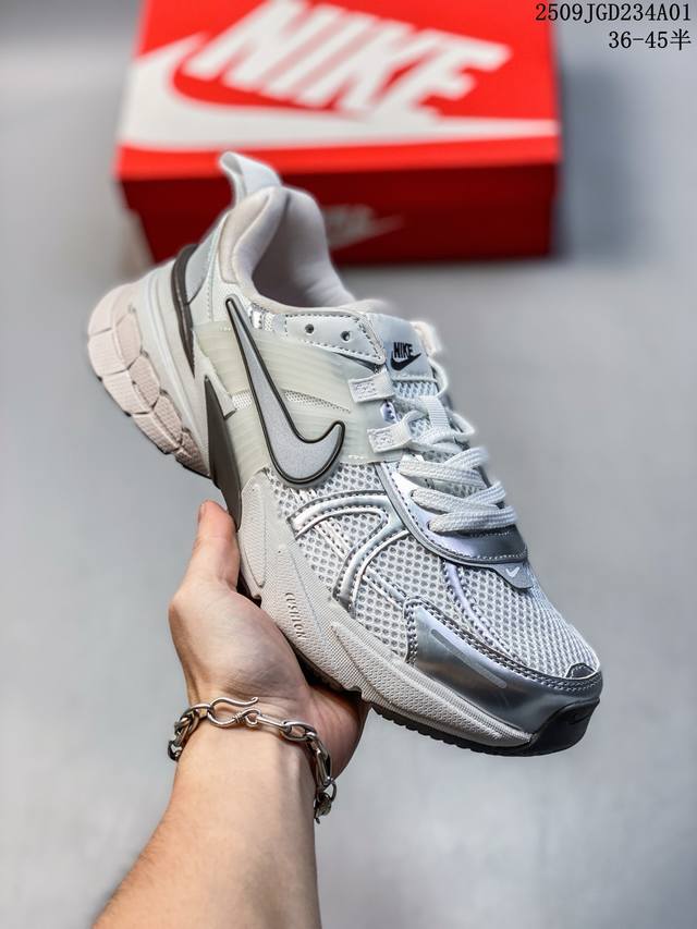 Nike V2K Run Shock-Absorbing, Anti-Slip Retro Low-Top Running Shoes. These super
