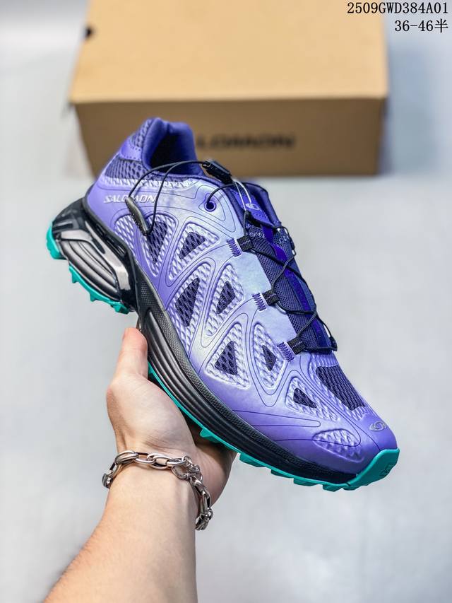 Salomon Xt-Whisper Void gilded series running shoes for men and women, the same