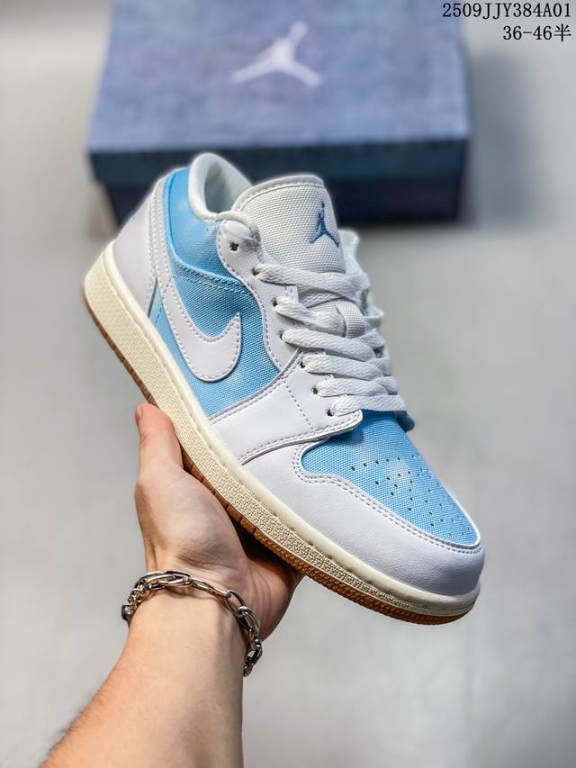 Air Jordan 1 Low Aj1 Joe 1 low-top casual sneakers synchronized with the offici