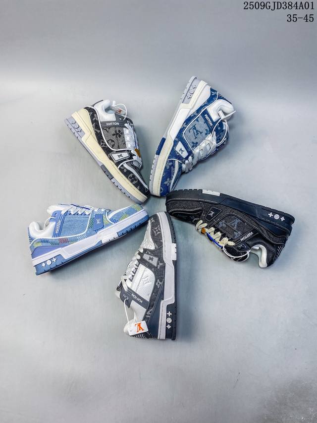Louis Vuitton LV Louis Vuitton sneakers, fashionable sneakers with trendy thick