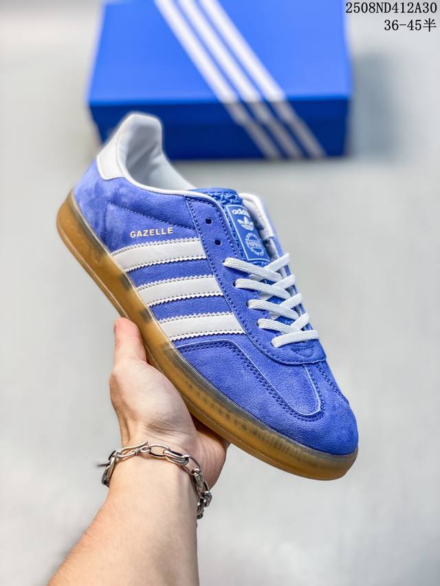Originals Gazelle Comfortable and Versatile Low-Top Grey and White Unisex German