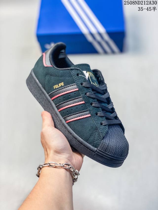 Adidas Originals Superstar non-slip wear-resistant lightweight breathable low-t