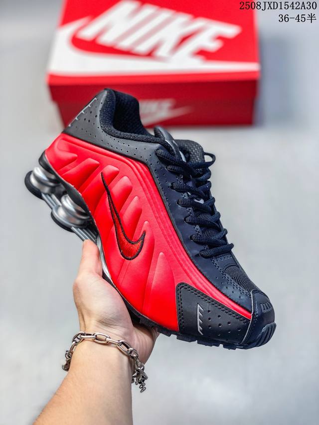 Company-level Nike Shox R4 Nike series low-top sports casual sports shoes Offic