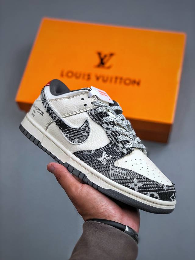 S Edition Nike Dunk Low Retro 'DIY High-End Custom' Nike low-top casual sneakers